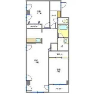 土屋ビル藻岩【3階】の間取り