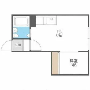 山田コーポ【1階】の間取り