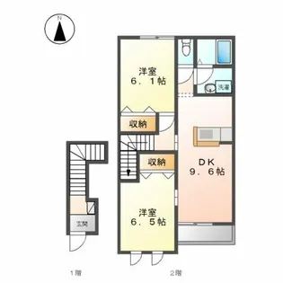 スミエール【2階】の間取り