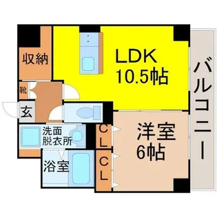 愛知県名古屋市瑞穂区彌富通5丁目【マンション】の間取り