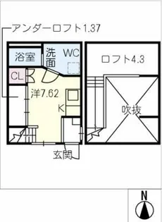 Velo JIYUGAOKA【1階】の間取り