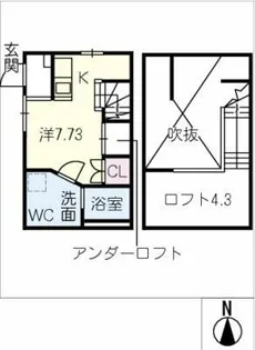 Velo JIYUGAOKA【1階】の間取り