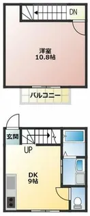 ウイング【E号室】の間取り