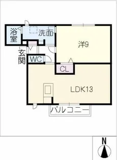 ドミール衣浦 B棟【2階】の間取り