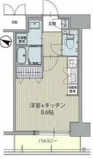 パルティール金山【3階】の間取り