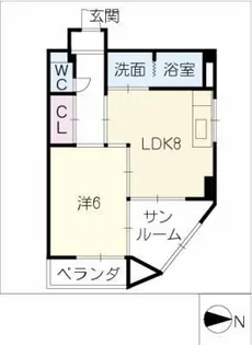 池下みずのビル【4階】の間取り