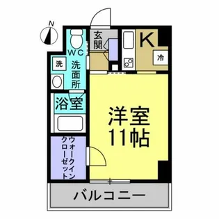 グランアルモニ【205号室】の間取り