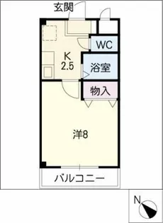 カーサ6【1階】の間取り