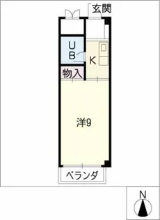ヤングプラザ【3階】の間取り