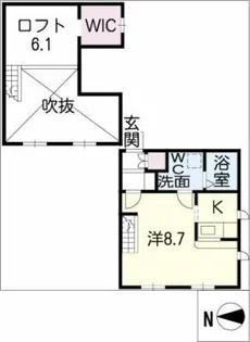 プリマグランデ安城 壱番館【1階】の間取り