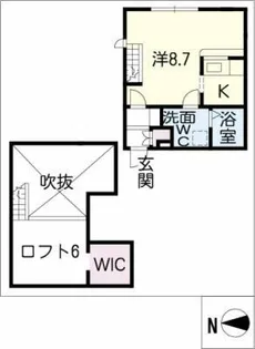 プリマグランデ安城 壱番館【2階】の間取り