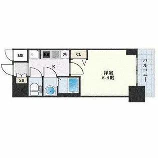 プレサンス広小路通今池【10階】の間取り