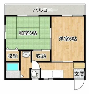 サウスタウンハイツ【208号室】の間取り