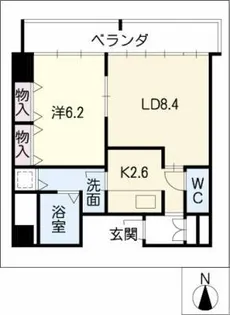 丸の内Terrace【7階】の間取り
