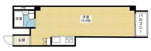 マンションクインビー【2階】の間取り