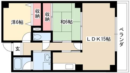 三幸マンション【203号室】の間取り