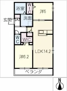 ファーレ東雲【3階】の間取り