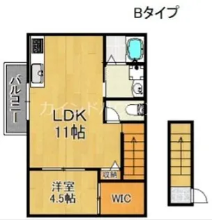 東佐野アパート【2階】の間取り