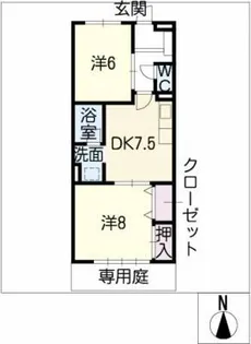 ノイブルクハイツ【1階】の間取り