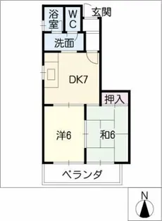 レスポアール大須ELM【2階】の間取り