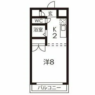 オークヒルズ円庄Ⅱ【C-3号室】の間取り