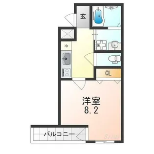 フジパレス泉大津サウス【2階】の間取り