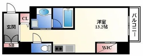 御幸レジデンス丸の内【10階】の間取り