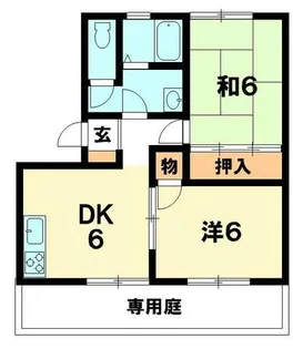 志賀ハイツ【1階】の間取り