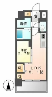 ポルタニグラ大須【10階】の間取り