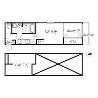 FAMILY STAGE堀田【2階】の間取り