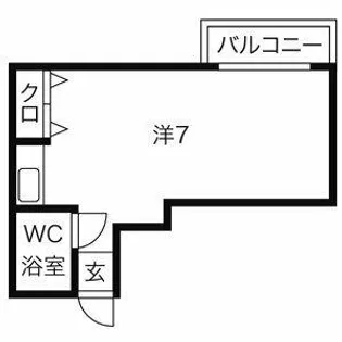 イチフシ【202号室】の間取り