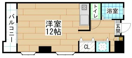 第2imビル【2階】の間取り