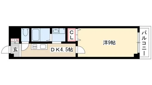 ドマーニ上小田井【203号室】の間取り