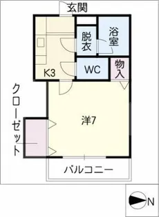ケルビーノ【1階】の間取り