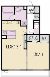 Wembley【1階】の間取り
