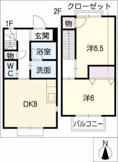 Vertu(ベルテ)【2階】の間取り