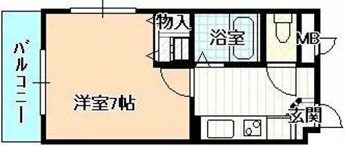 サンピア丸野【00101号室】の間取り