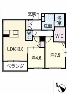 HARAX萩原町【3階】の間取り