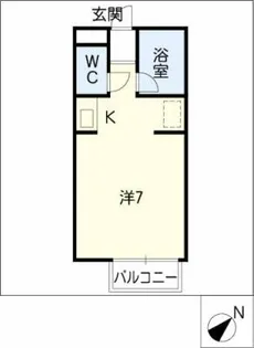 アーバン竜美【2階】の間取り