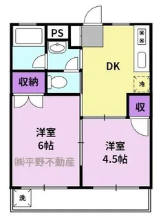 コーポレーティッドナカシマ【1階】の間取り