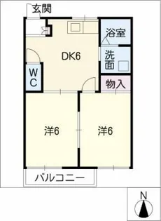 ドミール【2階】の間取り