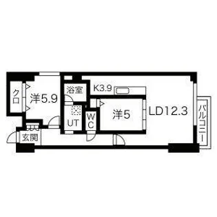 LINEAR STYLE【2階】の間取り