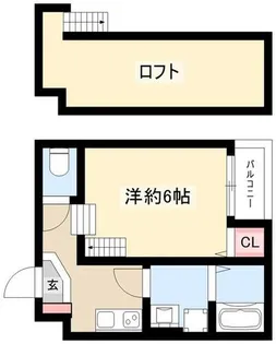ブライトコート【205号室】の間取り