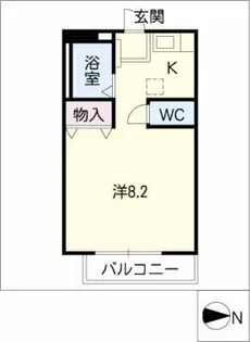 ピュアハイツ【2階】の間取り