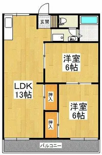 児玉ハイツ【2階】の間取り