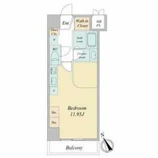 クリサスレジデンス枇杷島【7階】の間取り