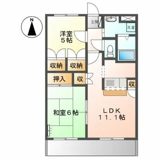 サブリメイト【1階】の間取り