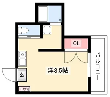SONNET HONDA【201号室】の間取り