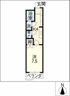 サンピアOGINO【2階】の間取り