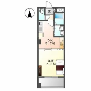 リバパレス鶴舞【10階】の間取り